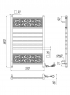 Полотенцесушитель электрический Марио Анталия-І 4820111354535 800x530 хром