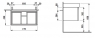 Тумба под умывальник Laufen Pro 4.8306.1.095.463.1