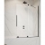 Шторка для ванны Radaway Furo Black PND II 140 L/R