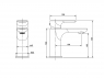 Смеситель для умывальника Asignatura Delight 75501600