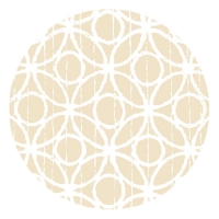 Керамическая накладка для умывальника Kerasan Deco Geometrie 486074