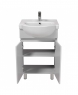 Тумба підлогова Мойдодир Temp.-55 з умивальником Freja 55 білий