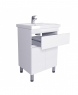 Тумба підлогова Мойдодир City White-60 з умивальником Como 60 білий