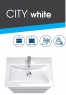 Тумба підвісна Мойдодир City White-50-A з умивальником Como 50 білий