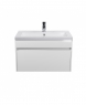 Тумба підвісна Мойдодир Prime-70-A з умивальником Como 70 білий
