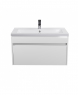 Тумба підвісна Мойдодир Prime-80-A з умивальником Como 80 білий
