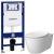 Інсталяція Geberit DuofixBasic 111.300.00.5 + Унітаз підвісний Devit 3020155W ACQUA NEW безобідковий