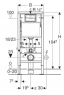 Інсталяція Geberit DuofixBasic 458.103.00.1 + Унітаз підвісний Primera 8220022 GRAND + кришка softclose