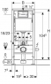 Інсталяція Geberit 458.103.00.1 DuofixBasic + Підвісний унітаз DEVIT Comfort COMFORT NEW 3120123 з сидінням softclose тонким Comfort