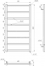 Сушка для рушників електричний Genesis Aqua Terra 1000х500 мм