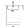 Мийка кухонна Franke Maris MRG 110-52 Black Edition 125.0699.228