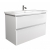 Тумба підвісна Мойдодир PALERMO-100-U білий глянсовий з умивальником Creavit ID-100