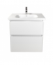 Тумба підвісна Мойдодир PALERMO-70-U білий глянсовий з умивальником Creavit ID-70