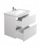 Тумба підвісна Мойдодир PALERMO-70-U білий глянсовий з умивальником Creavit ID-70