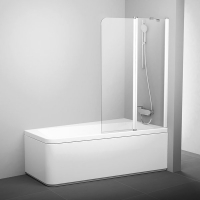 Штора для ванн Ravak 10CVS2-100 R білий/Transparent