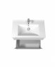 Тумба підвісна Мойдодир TREND-80-A з умивальником Creavit Su-80 біла