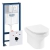 Інсталяція Grohe Rapid SL 38929000 клавіша Arena Cosmopolitan + Унітаз підвісний Primera 8320026 RING з кришкою Soft close