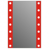 Гримерное зеркало J-mirror Hollywood 2 Color 100x70 см