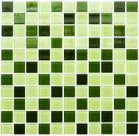 Мозаїка Котто Кераміка GM 4029 C3 green d/green m/green w 300х300х4