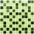 Мозаїка Котто Кераміка GM 4029 C3 green d/green m/green w 300х300х4