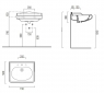 Умывальник GSI Old Antea 5631111
