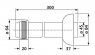 Набор для подключения Sanit 300 мм