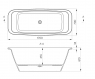 Ванна Marmite Alexia 6000801710xx 170х70 см