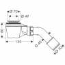 Сливной набор Hansgrohe Starolift ‘52 60052180 скрытая часть