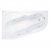 Ванна акриловая Teiko Bodam L 160x100 см левосторонняя