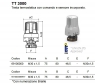 Головка термостатическая Luxor TT3000
