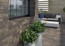 Плитка фасадна Ceramika Paradyz Scandiano Brown 6,6x24,5 код 4535