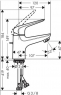 Смеситель для умывальника Hansgrohe Novus 71020000
