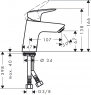 Смеситель для умывальника Hansgrohe Logis 71071000