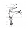 Смеситель для биде Hansgrohe Novus 71143000