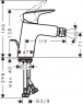 Смеситель для биде Hansgrohe Logis 71203000