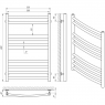 Полотенцесушитель Laris Класик Премиум П9 71207677, 500х800 мм