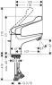 Смеситель для умывальника Hansgrohe Novus 71920000