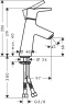 Смеситель для умывальника Hansgrohe Talis S 72018000 LowFlow