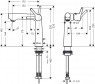 Смеситель для умывальника Hansgrohe Talis S 72113000