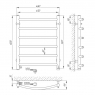 Полотенцесушитель электрический Laris Класик П6 73207048, 450х600 мм
