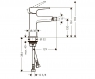 Смеситель для биде Hansgrohe Metropol 74520000
