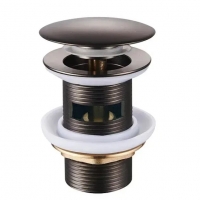 Донний клапан Perla PSA2201Т нажимний 1/4 Click-Clack з переливом 