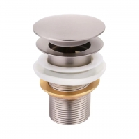 Донний клапан Perla PSA2202 нажимний 1/4 Click-Clack з переливом 