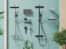 Душова система Hansgrohe Activera Q 290/180 1jet EcoSmart 28748000 з термостатом Ecostat Fine