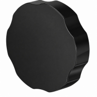 Металева ручка керування Alca S1076-BLACK-ND для сифонів