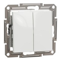 Вимикач двоклавішний Schneider Electric Asfora EPH0370121