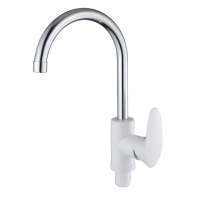 Змішувач для кухонної мийки Silver Vega PL SLHO0742WH