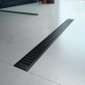 Решітка для водовідвідного жолоба Alca Pure-550BLACK