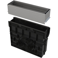 Пісковловлювач щілинний Alca Plast AVZ101R-R321R для дренажного каналу з щілинною асиметричною сервісною надставкою