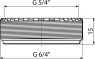 Перехідник 6/4"×5/4" Alca S0507-ND